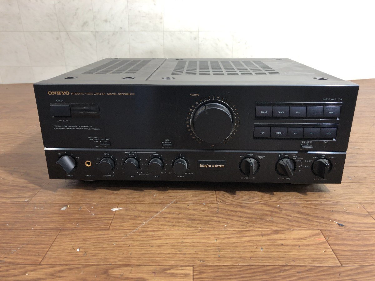 ONKYO オンキョー A-817EX プリメインアンプ○D102A045 プリメイン