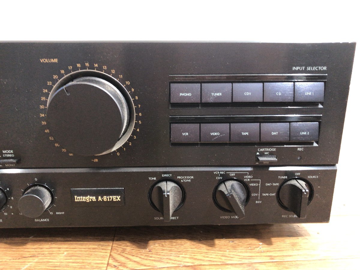ONKYO オンキョー A-817EX プリメインアンプ○D102A045 プリメイン