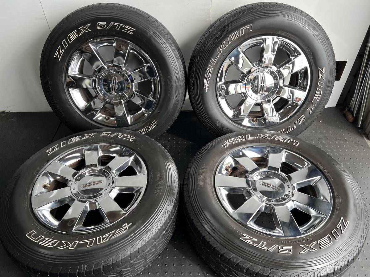 売り切り! 中古ホイール ナビゲーター 純正18インチクロームアルミ 