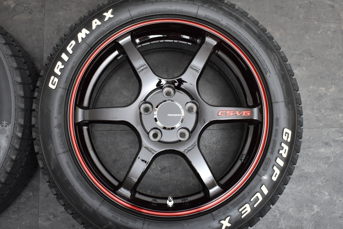 2021年製 9.5分山 美品】レアマイスター CS-V6 17in 7J +45 PCD114.3 