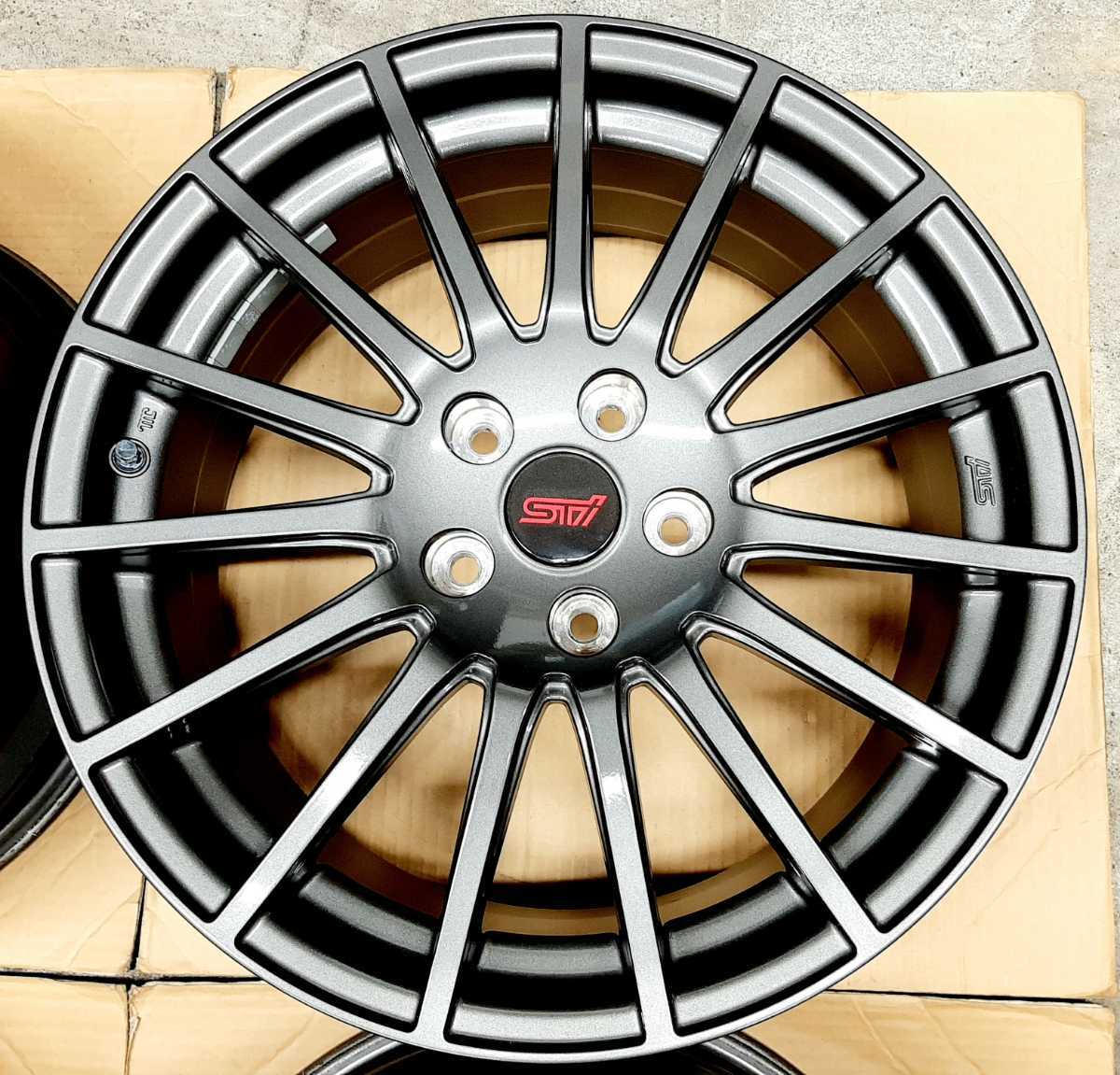 超極上品】スバル レヴォーグ STI 純正オプション 18インチ ホイール 4  