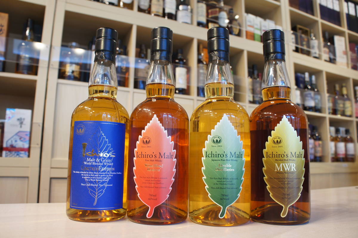 イチローズモルト (DD， WWR， MWR，リミテッド) 700ml 4本セット 箱付 ダブル ワイン ミズナラ 52515-16.101918-19 【福岡県内限定発送】