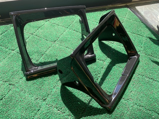 RSハラダオリジナルAE86AE85 トレノリトラカバー(表面にウレタンクリア済み)左右セット新品 (検索)頭文字DイニシャルDリトラベゼルカバー