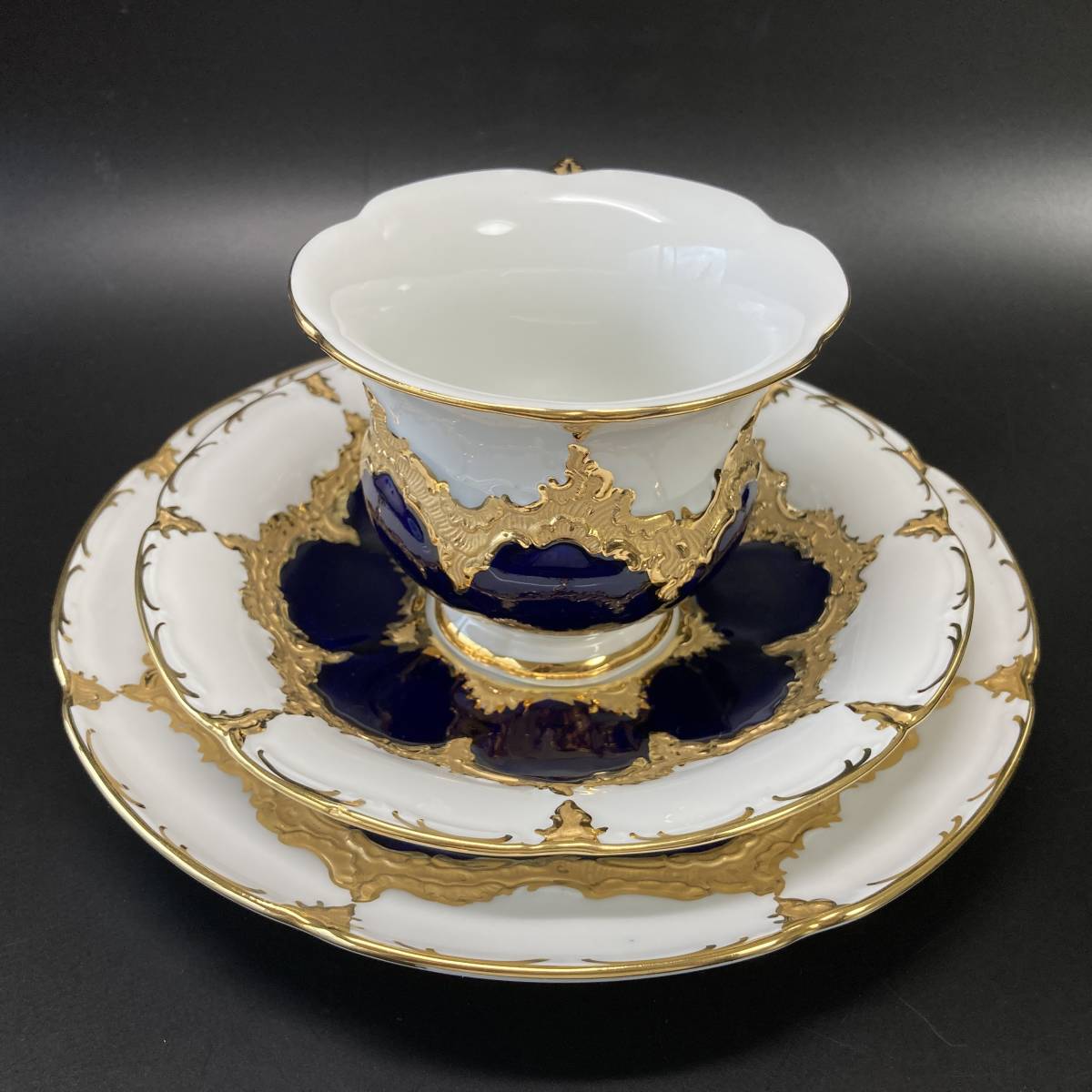 マイセン Bフォーム グランツゴールド 金彩 MEISSEN Meissen