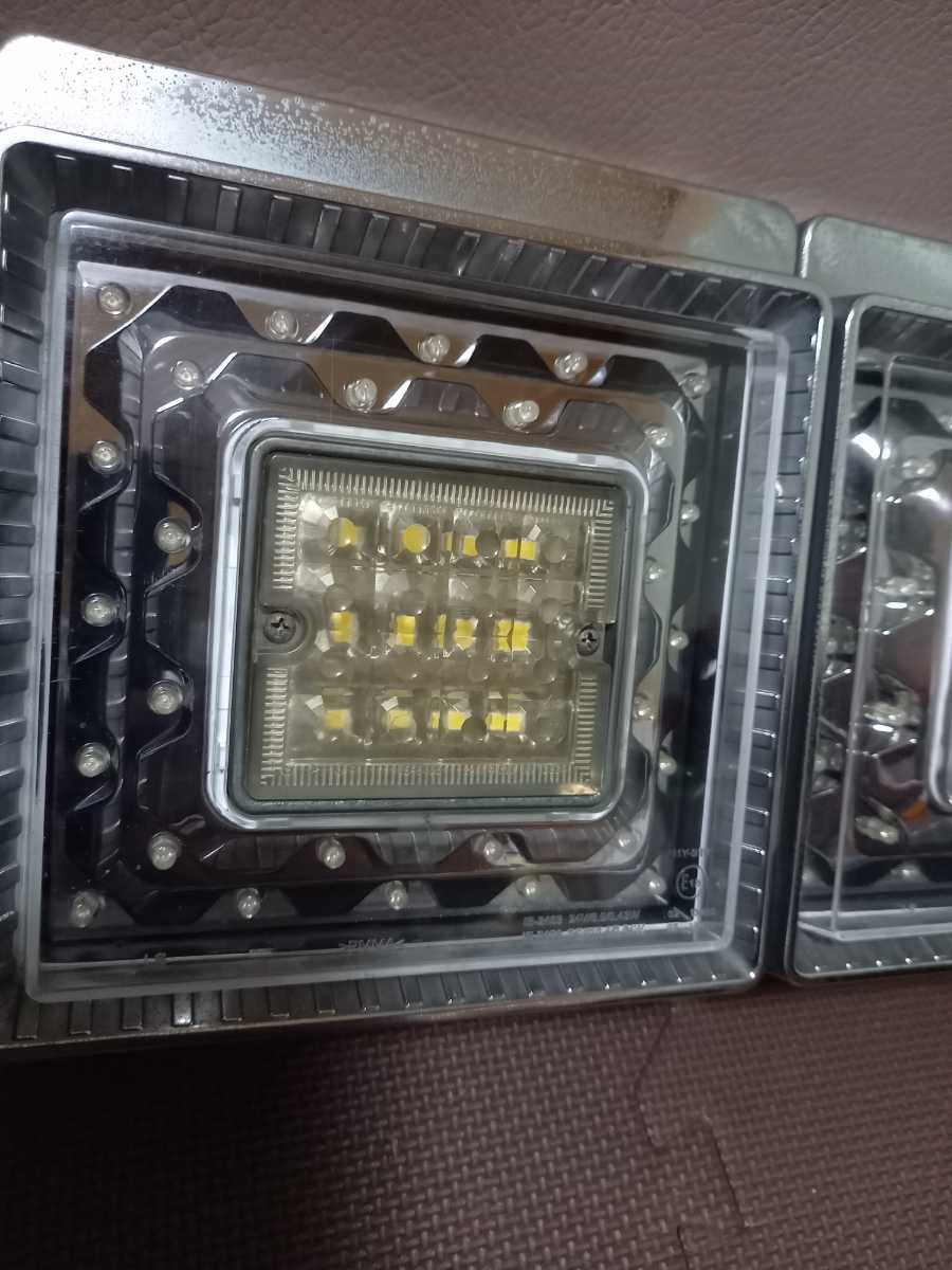 JB テールランプ 角型 2連 LED デコトラ JB角型LEDテールランプ2連バック