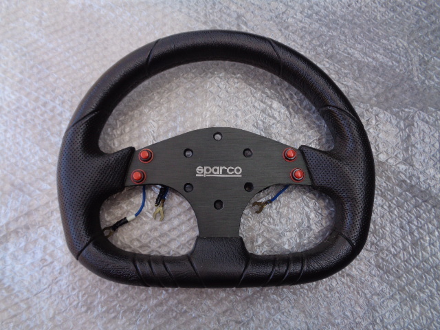 スパルコ SPARCO Dシェイプステアリング！！