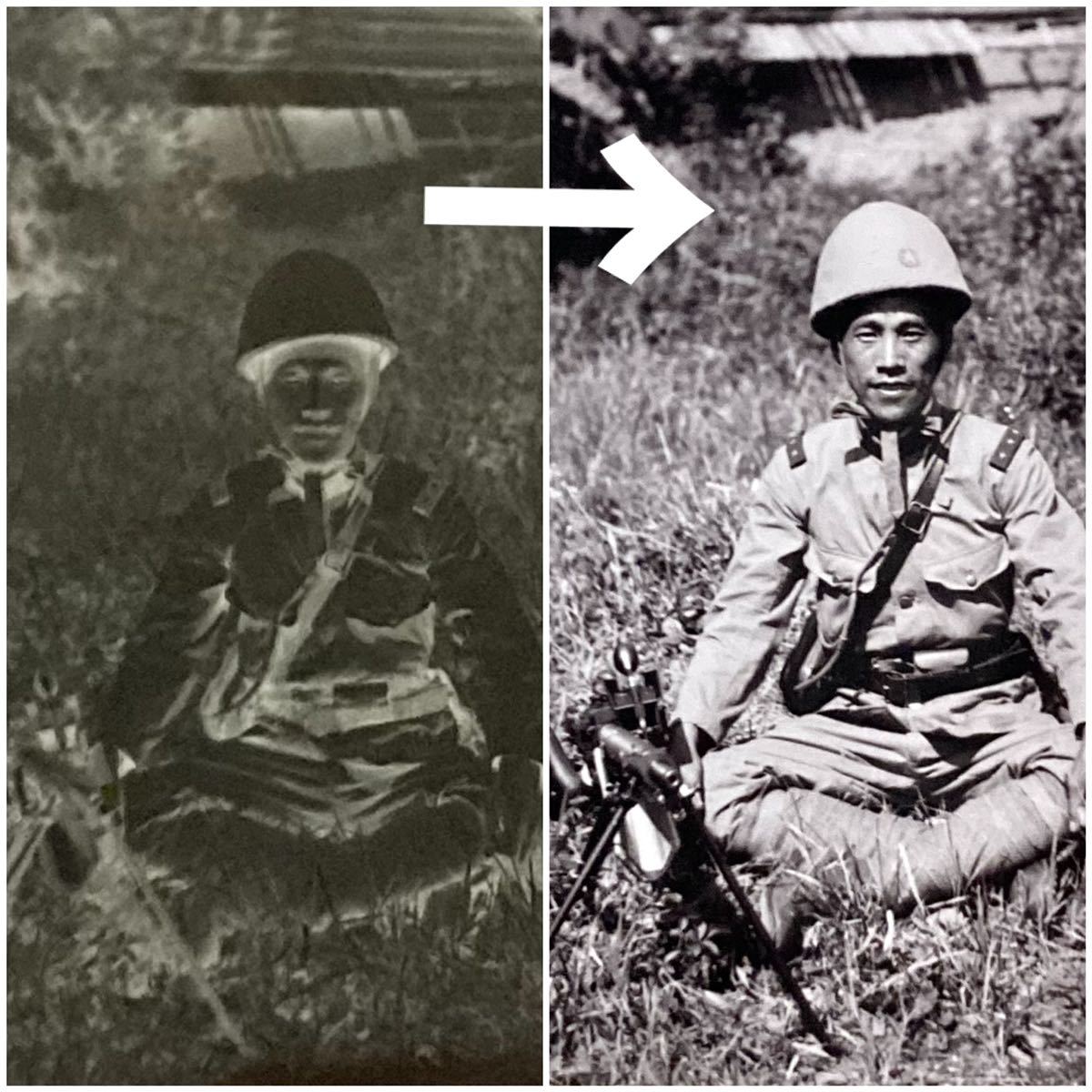 昭和12年 支那事変 日支事変 写真ネガ 軍隊 兵隊 出征 満州 中国 昭和