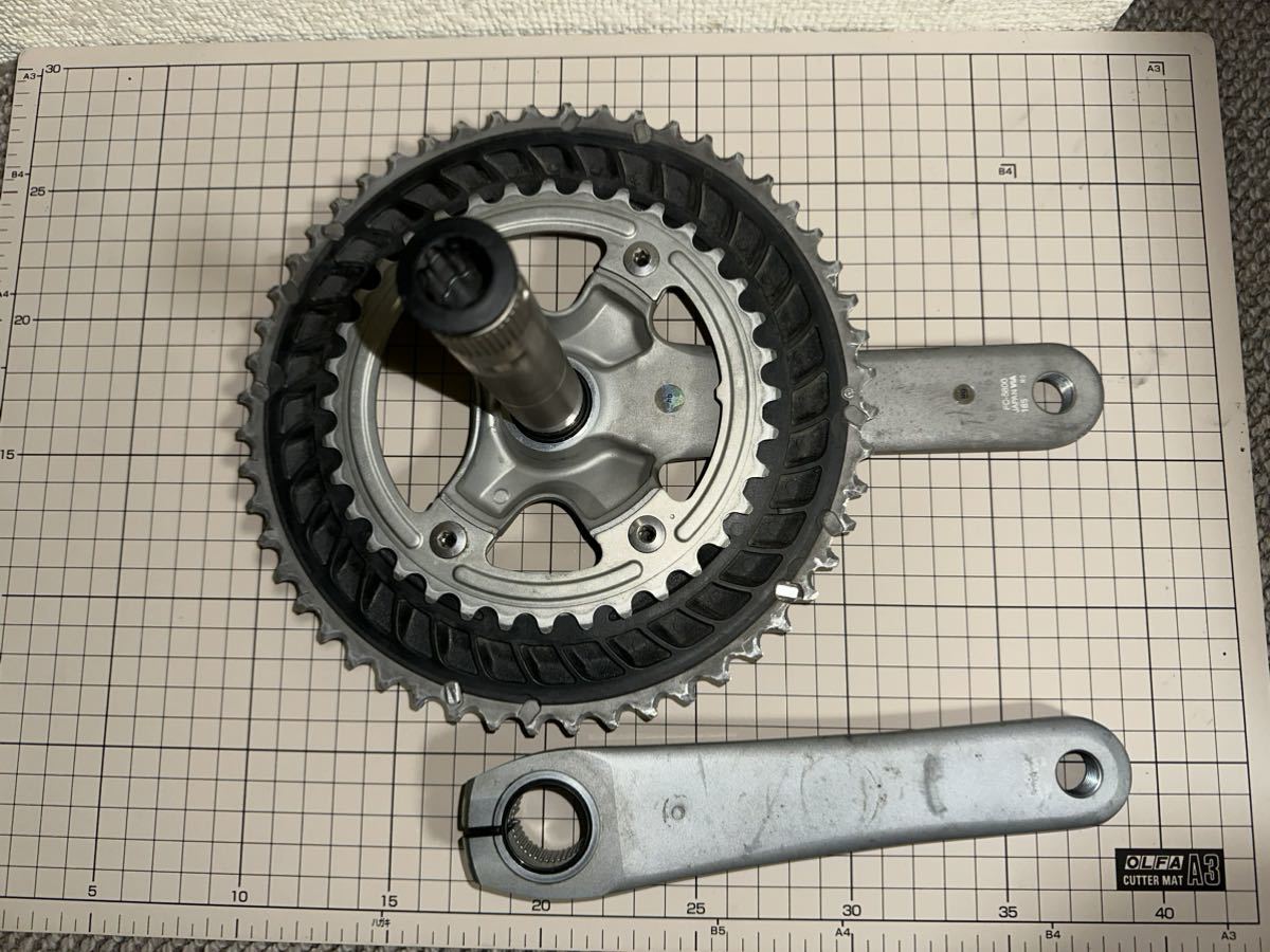 SHIMANO FC-5800 52×36 165mm シルバー 105 クランク の入札履歴