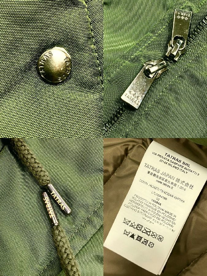 美品☆TATRAS☆タトラス LIMONA リモナ ファー ダウンジャケット size2 