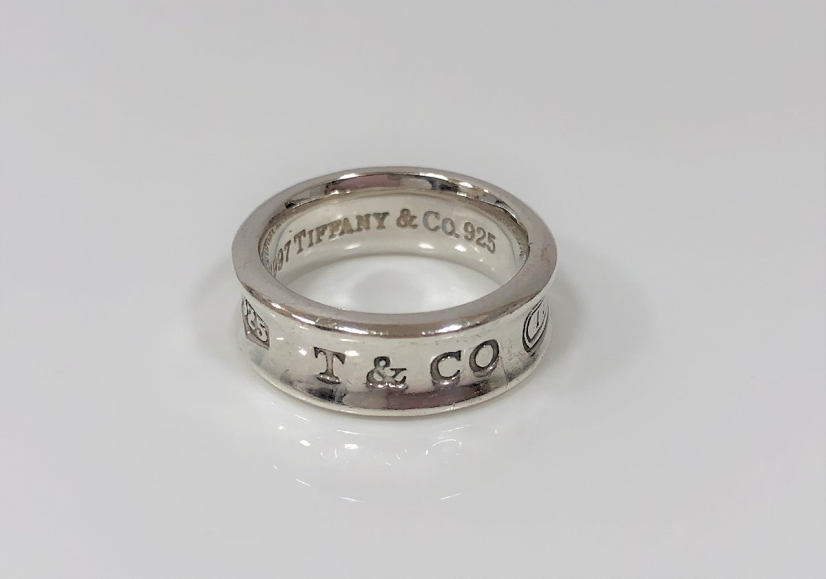 ☆TIFFANY&Co. ティファニー ナローリング 1837 パロマピカソ キス