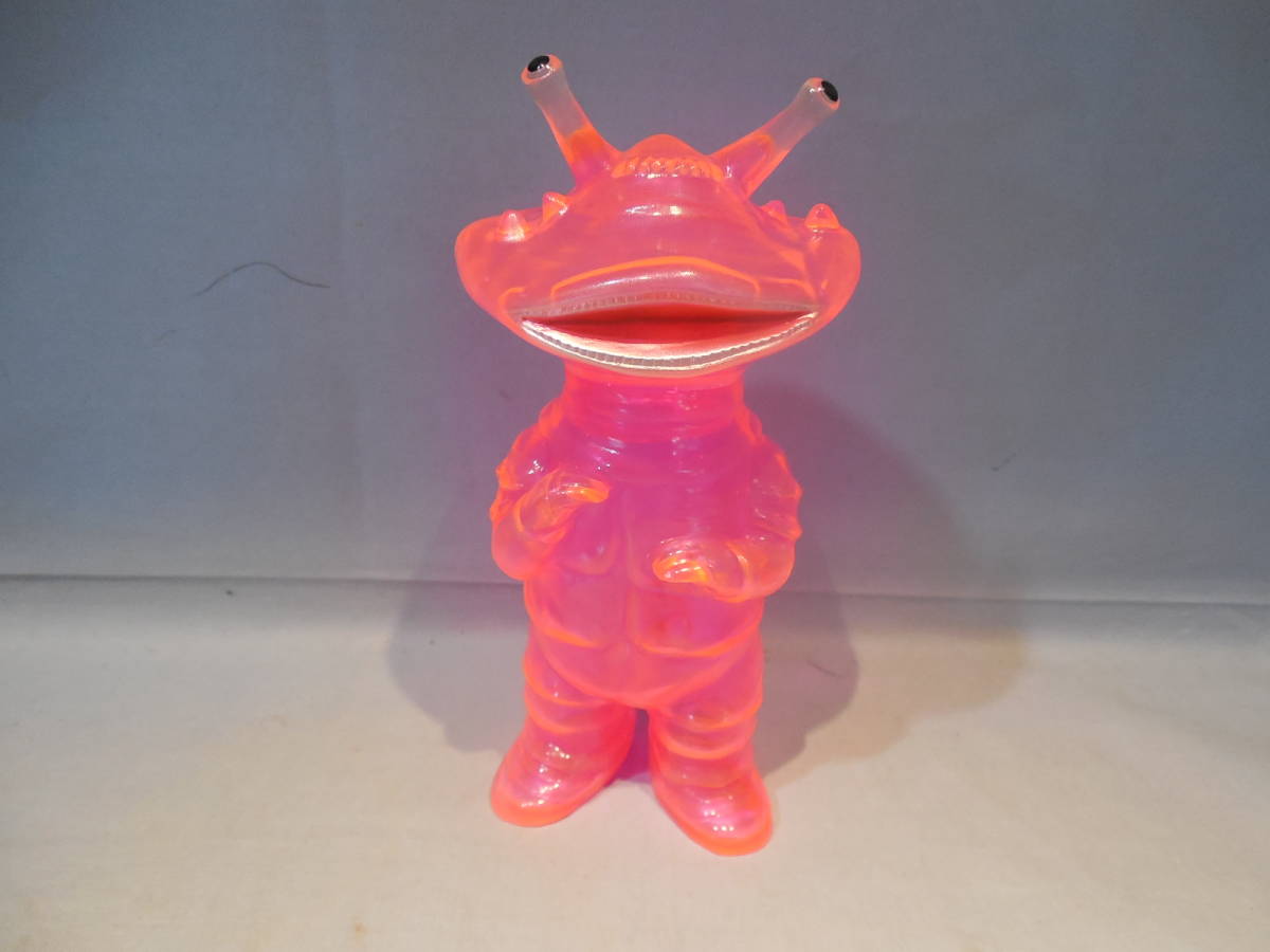 ソフビ US TOYS ミドルサイズ カネゴン クリアピンク カネゴン ピンク