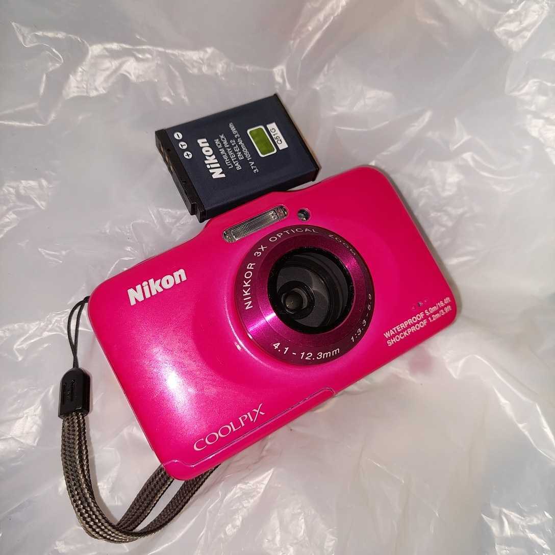 Nikon【COOLPIX】【S31】防水デジタルカメラ【ピンク】 【公式通販】