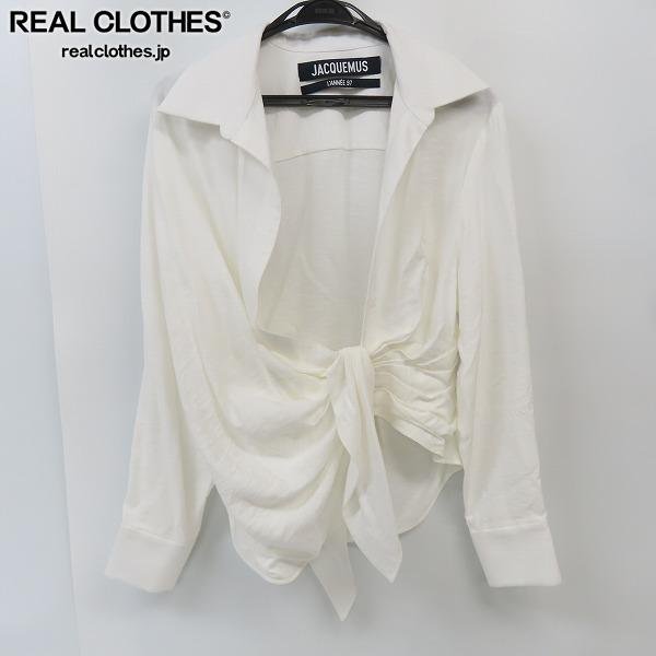 限定セール，定番 JACQUEMUS/ジャックムス Bahia Blouse ブラウス/長袖シャツ 203SH02-203 /36 /LPL(Sサイズ)｜売買されたオークション情報、yahooの商品情報をアーカイブ公開 - オークファン Sサイズ