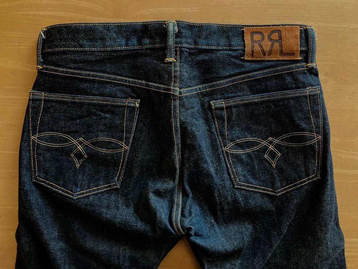 格安，限定セール RRL RIGID Low Straight JEAN 32/30 USA製 天然インディゴ ビンテージラルフローレンパンツデニムジーンズ(ボトムス)｜売買されたオークション情報、yahooの商品情報をアーカイブ公開 - オークファン 男性用