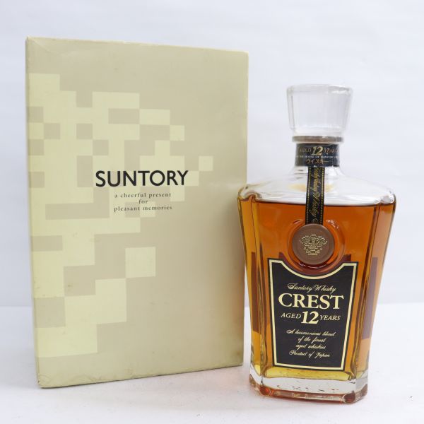 HOT，格安 SUNTORY サントリー クレスト 12年 43％ 700ml X22J110080(日本)｜売買されたオークション情報、yahooの商品情報をアーカイブ公開 - オークファン 日本