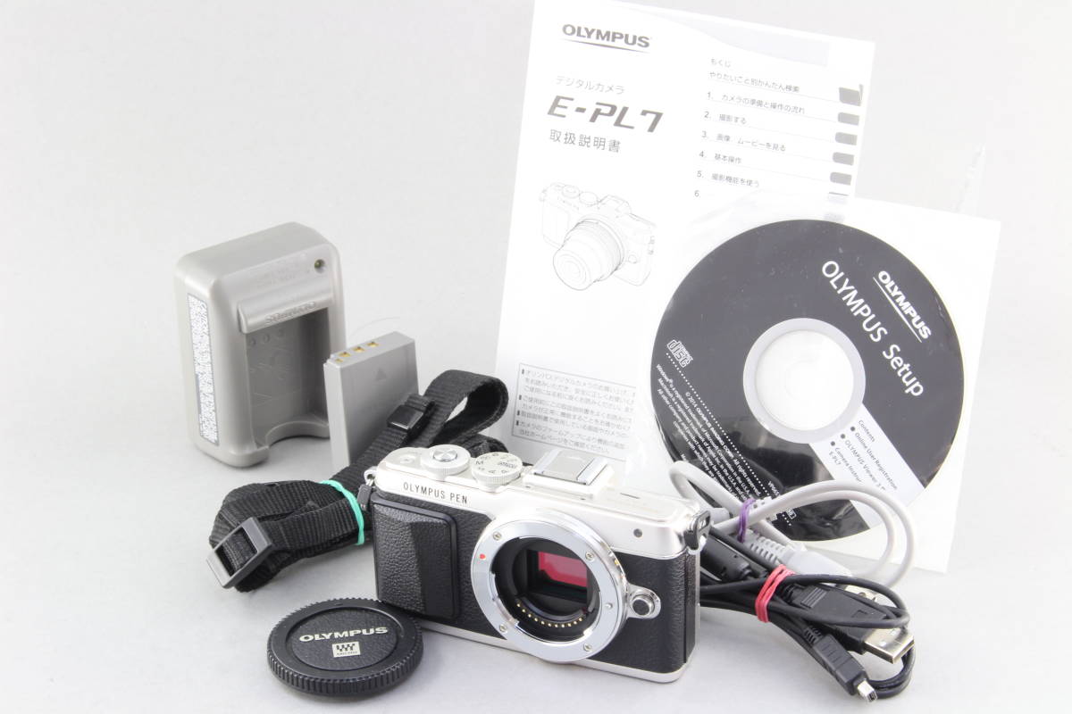 B+ (並品) OLYMPUS オリンパス PEN Lite E-PL7 ボディ ホワイト