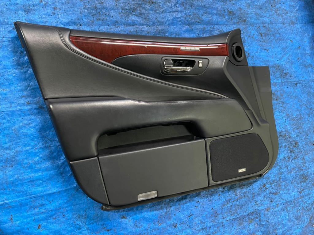 14 レクサス USF40 LS460 フロント 左 助手席 ドア 内張り トリム 2階