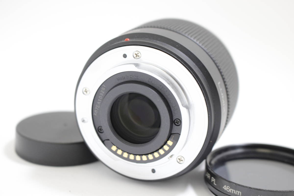 極上品◇Panasonic パナソニック LUMIX G 25mm F1.7 ASPH.◇ブラック