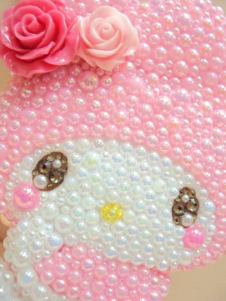 ★マイメロ　デコ　ミラー　リトンブラシ付き★_2