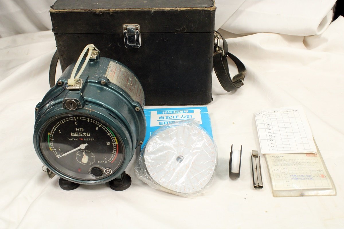 矢崎 液化石油ガス用 機械式自記圧力計 ER12-24M 現状品(測定器)｜売買 