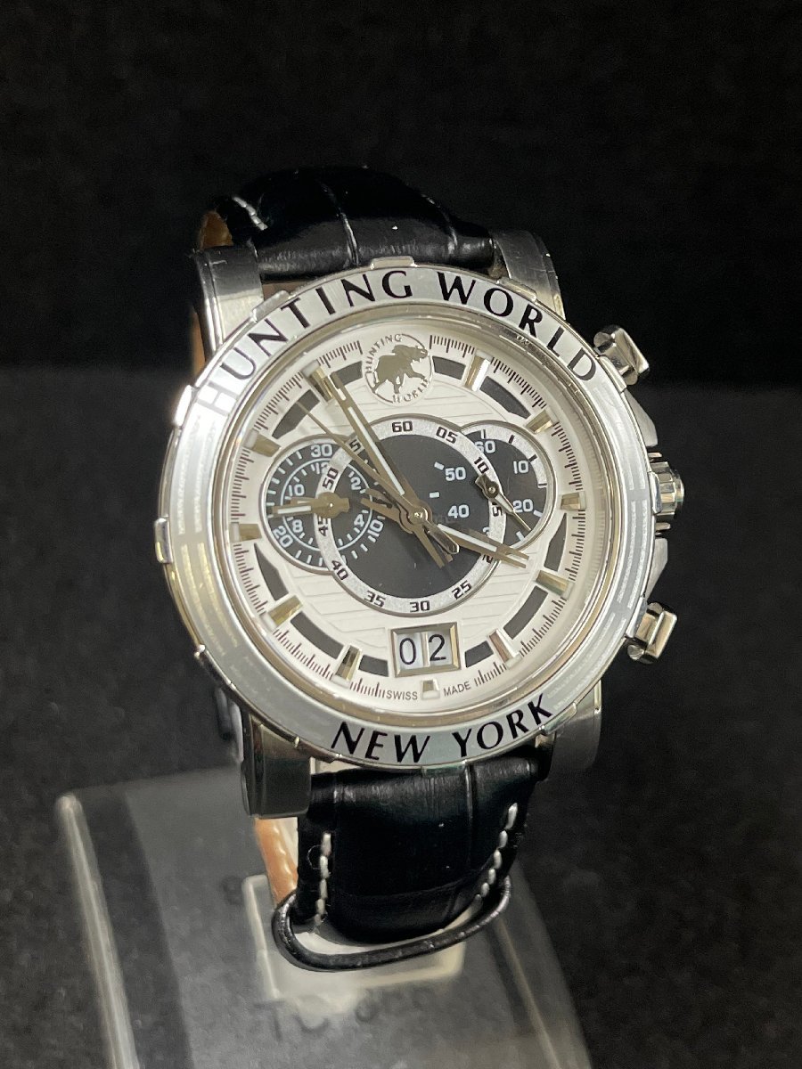 SF0410-81I ゆうパック着払い HUNTING WORLD NEW YORK HW-913 腕時計