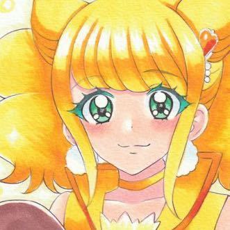 手描きイラスト ヒーリングっどプリキュア 平光ひなた キュアスパークル A4