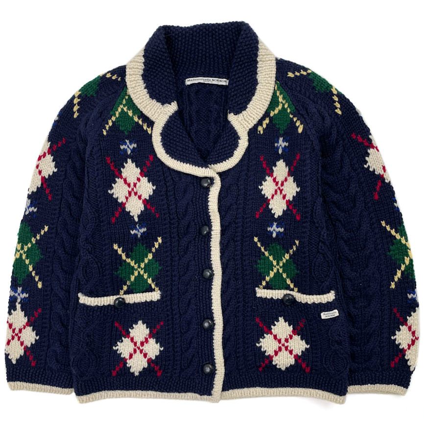 マドモアゼルノンノン ニットジャケット Mademoiselle NON NON