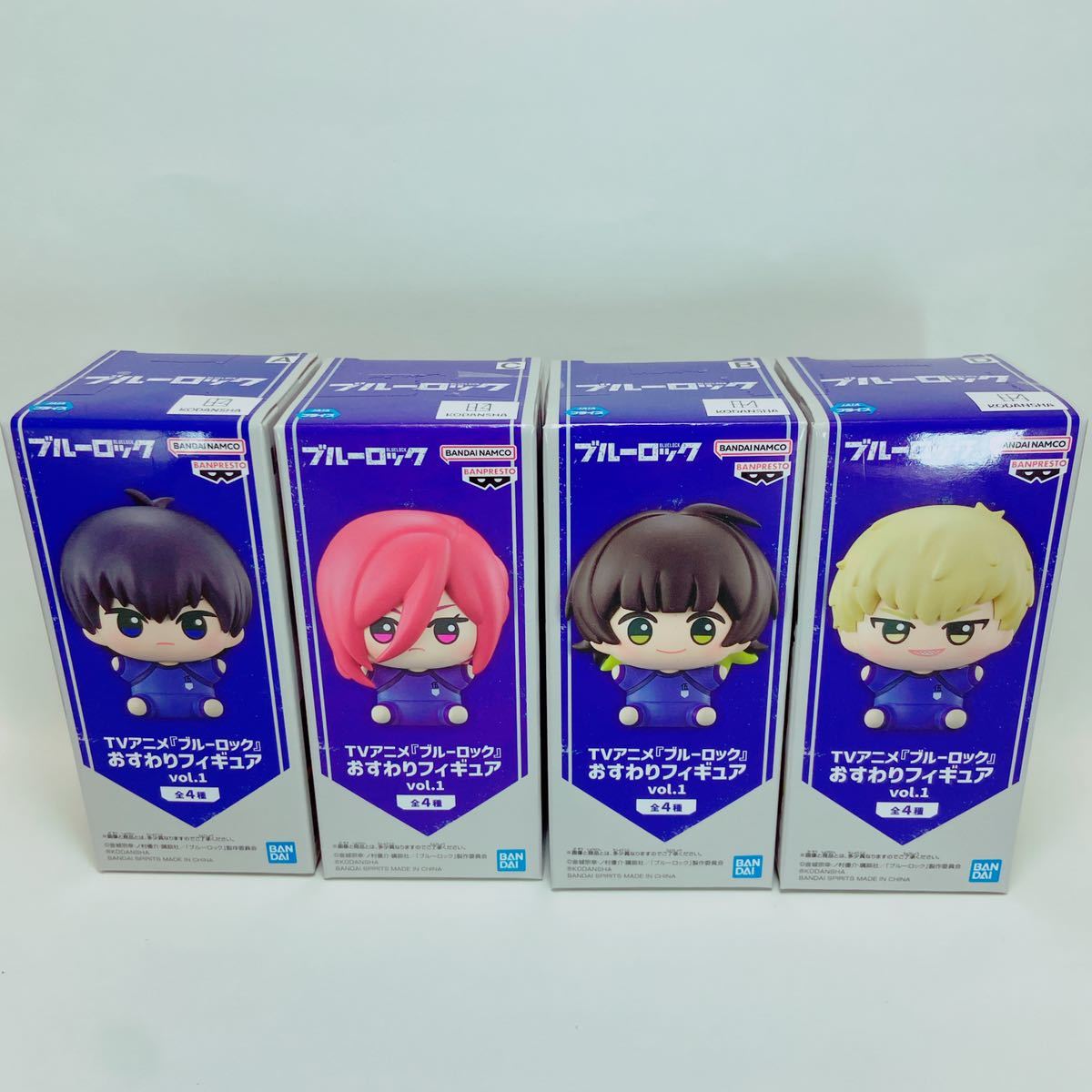ブルーロック ナムコ限定 おすわりフィギュア vol.1 潔世一 蜂楽廻 