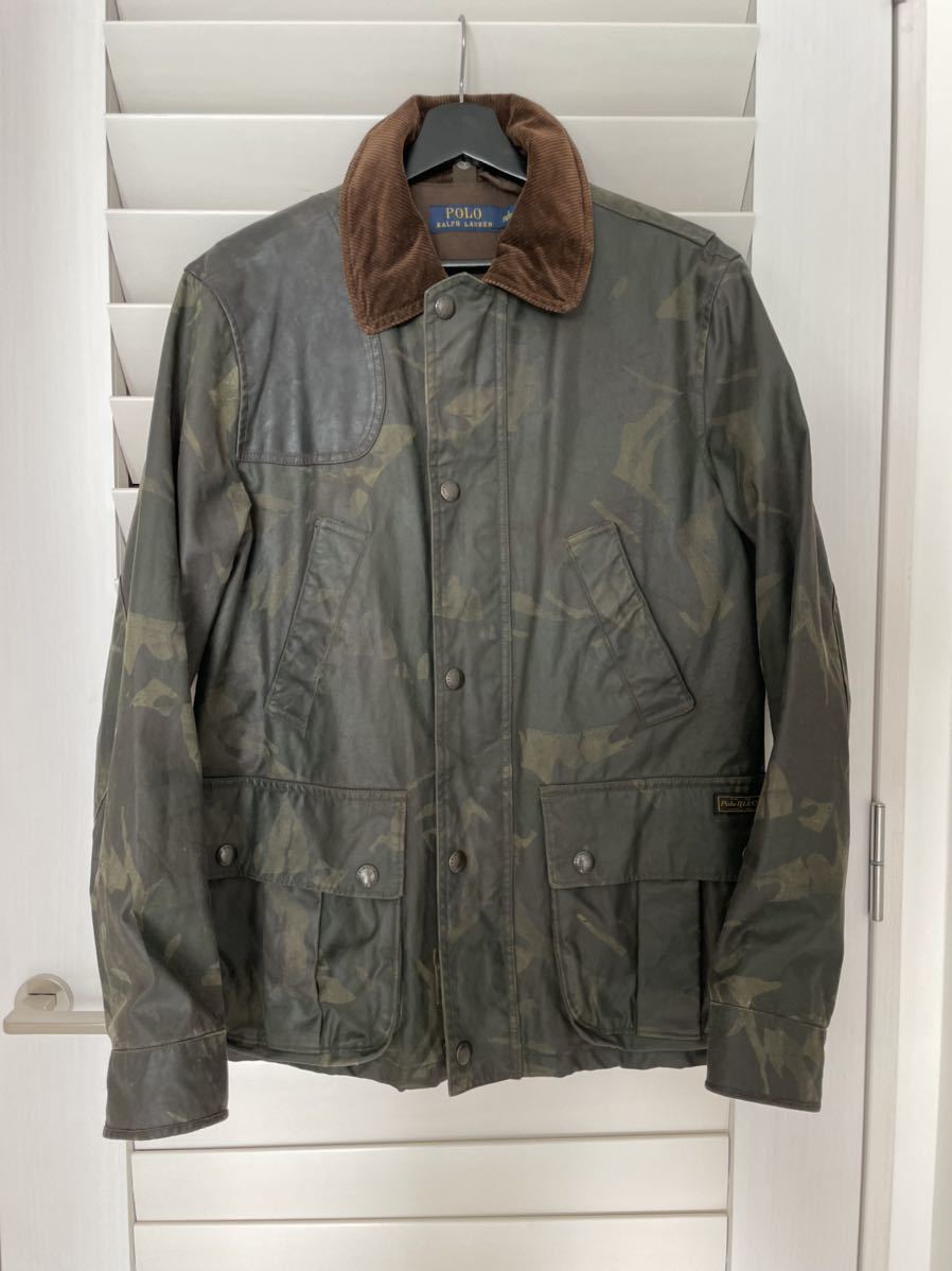  POLO RALPH LAURENポロラルフローレンカモフラオイルドコート迷彩柄カーキ 中ベスト付き Sサイズ 710560674001 BARBOURビデイルジャケット(ジャンパー、ブルゾン)｜売買されたオークション情報、yahoo 男性用
