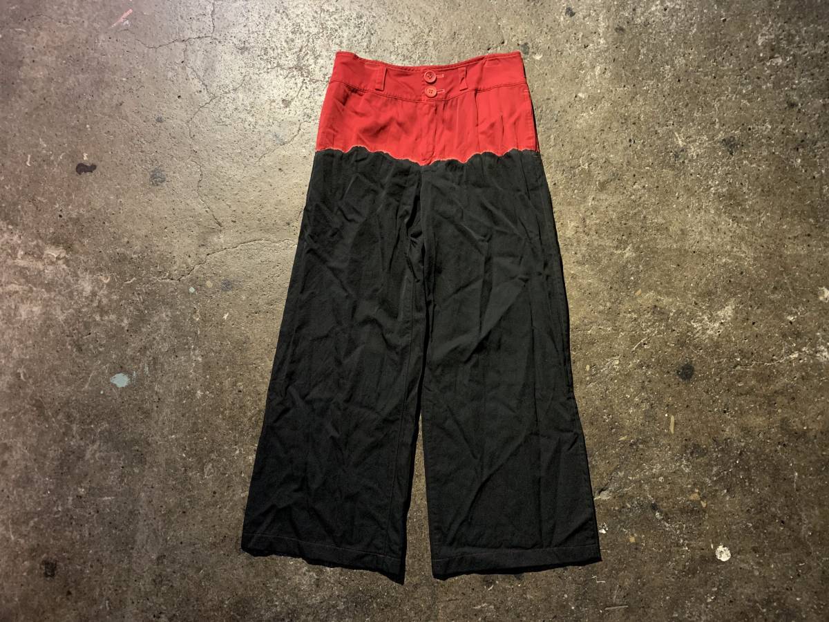 2026，大得価 Y's 脱色切替ワイドパンツ ワイズ Yohji Yamamoto ヨウジヤマモト YU-P22-547(ボトムス)｜売買されたオークション情報、yahooの商品情報をアーカイブ公開 - オークファン 女性用