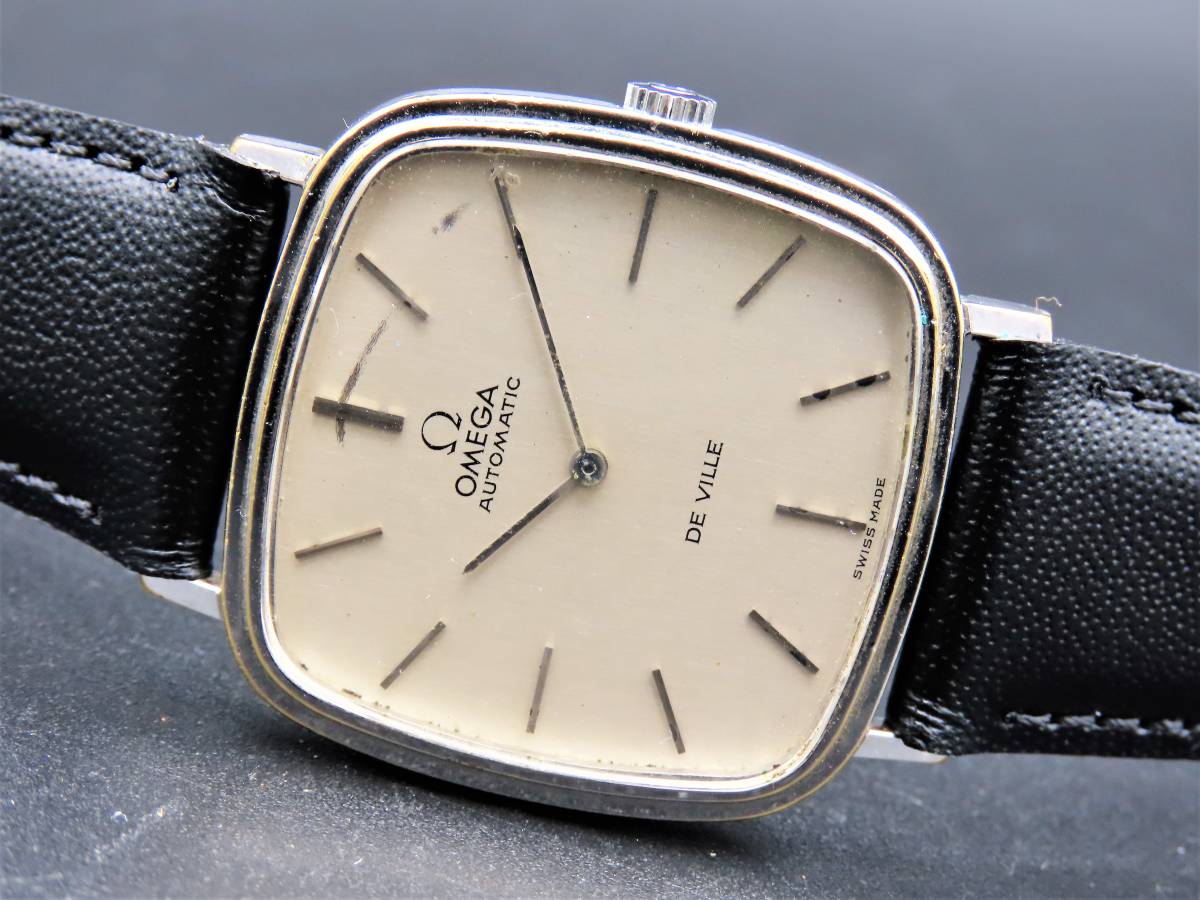 1円～! 稼動品☆正規品 OMEGA オメガ DEVILLE デビル 自動巻き