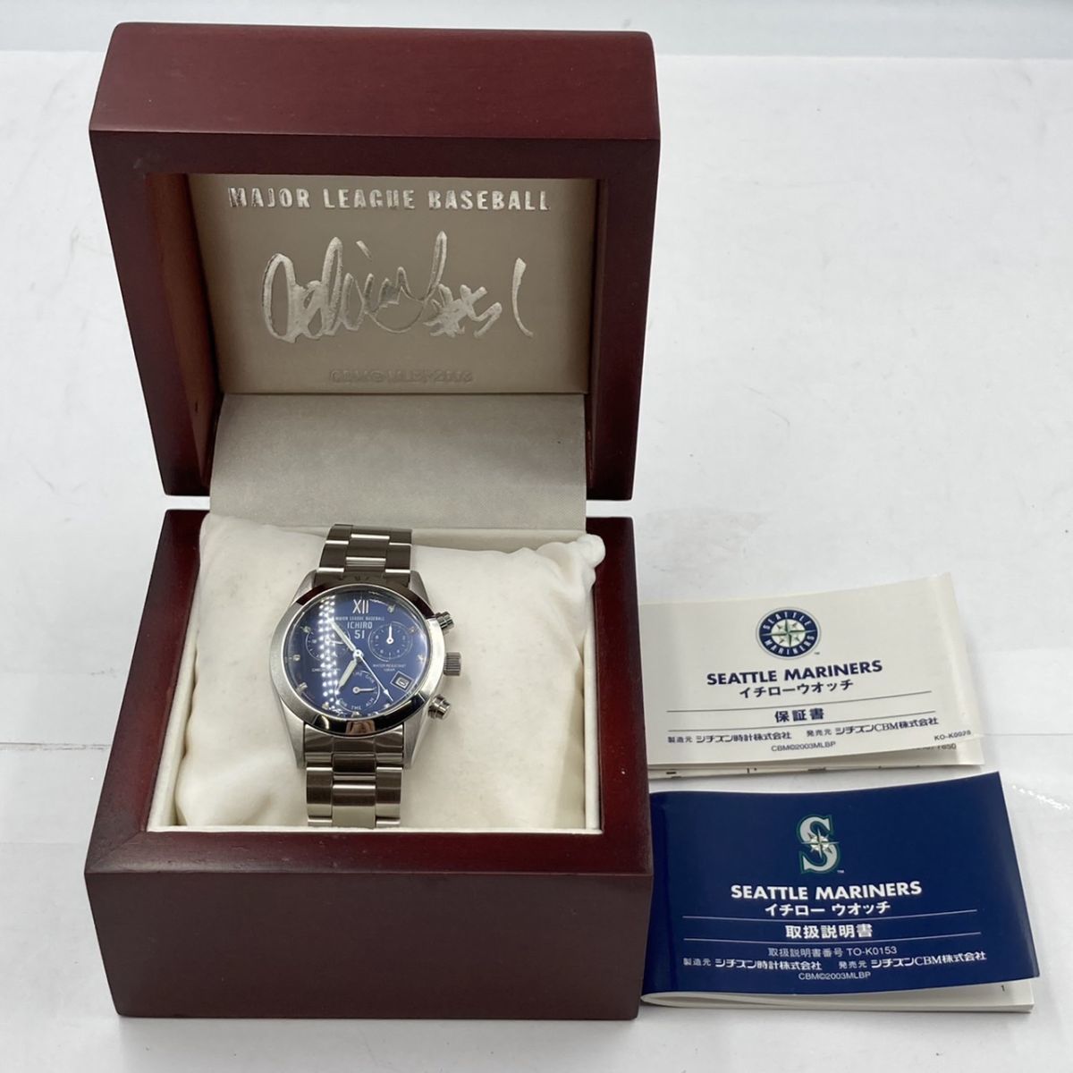 H711-A102-43 CITIZEN シチズン MLB イチローウォッチ クォーツ メンズ 
