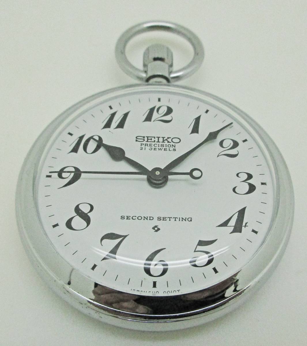 格安，正規品 SEIKO セイコー 機械式懐中時計 鹿児島鉄道管理局 61RW 6110-0010T 鉄道時計 １９セイコー 懐中時計(手巻き)｜売買されたオークション情報、yahooの商品情報をアーカイブ公開 - オークファン 手巻き