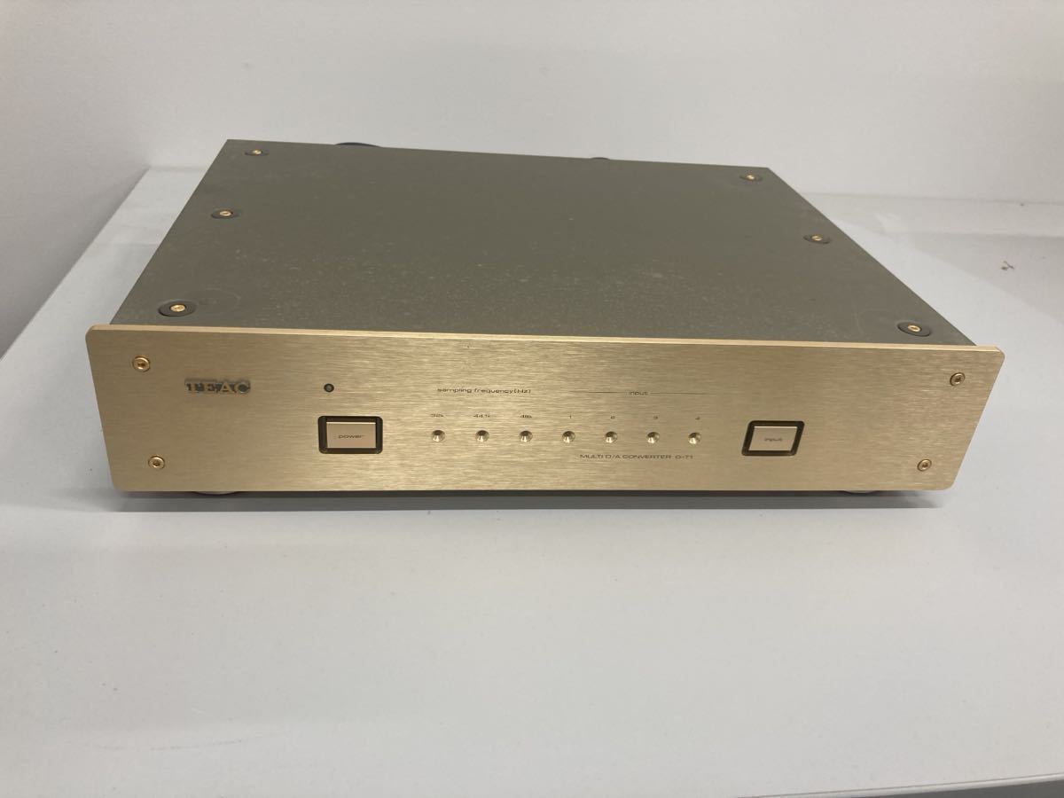 TEAC D/Aコンバーター ティアック D-T1 ② D-T1 TEAC D⁄Aコンバーター 動作