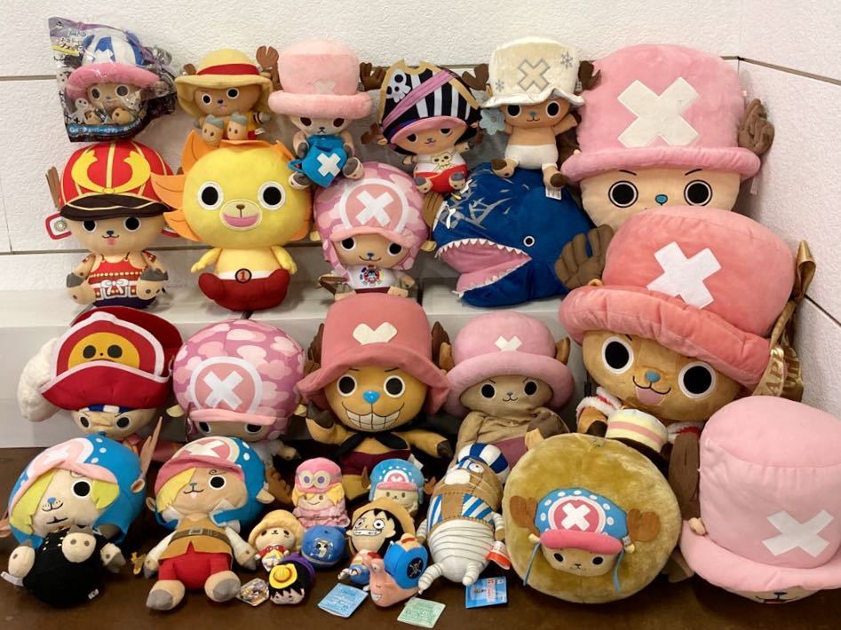 YK839) ワンピース ONEPIECE ぬいぐるみ 大量セット まとめ売り 現状品