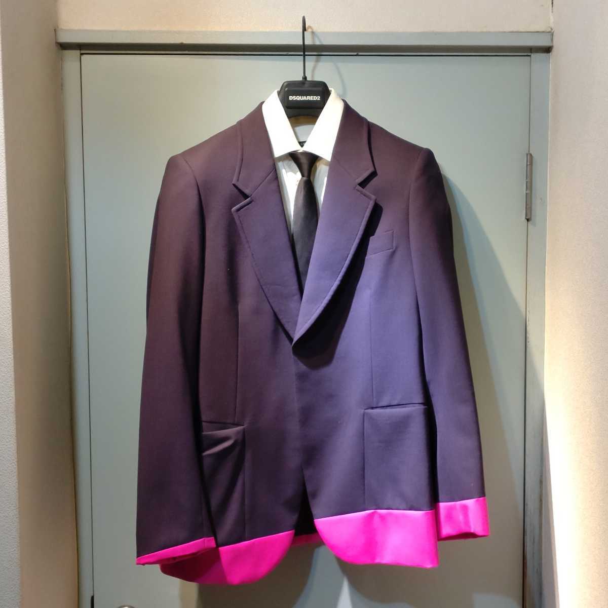Paul Smith ポールスミス メインライン バイカラー ウール テーラード 