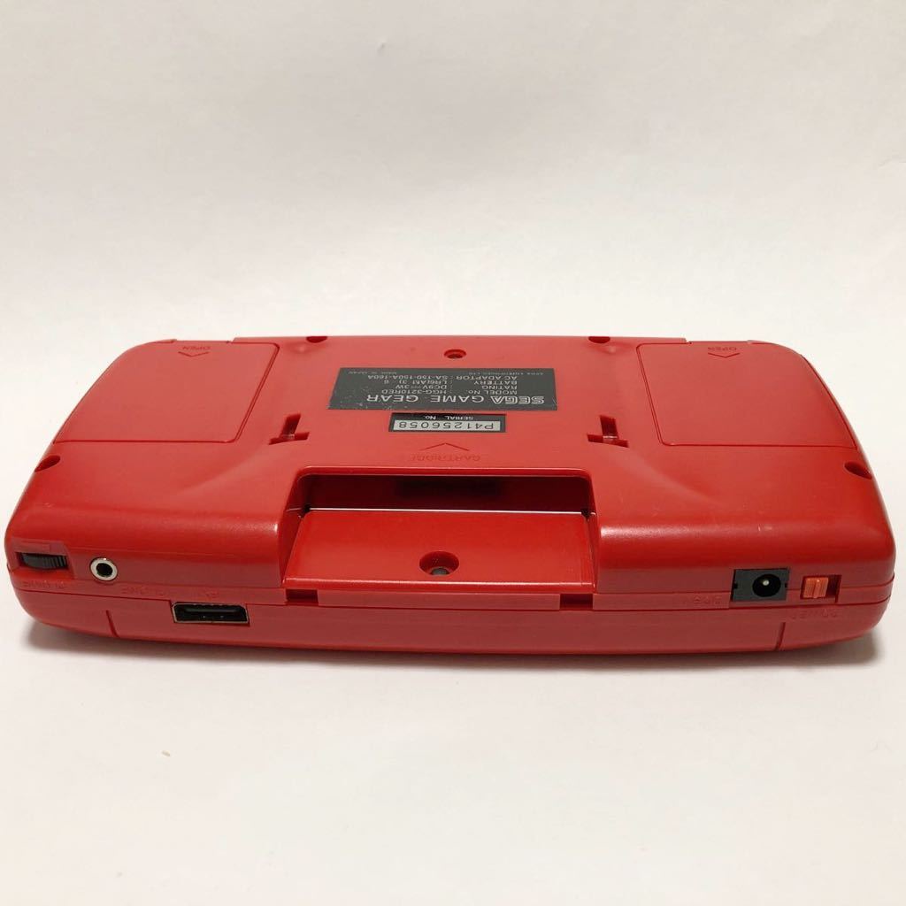 SEGA ゲームギア 本体 レッド GAME GEAR GG(ゲームギア)｜売買された