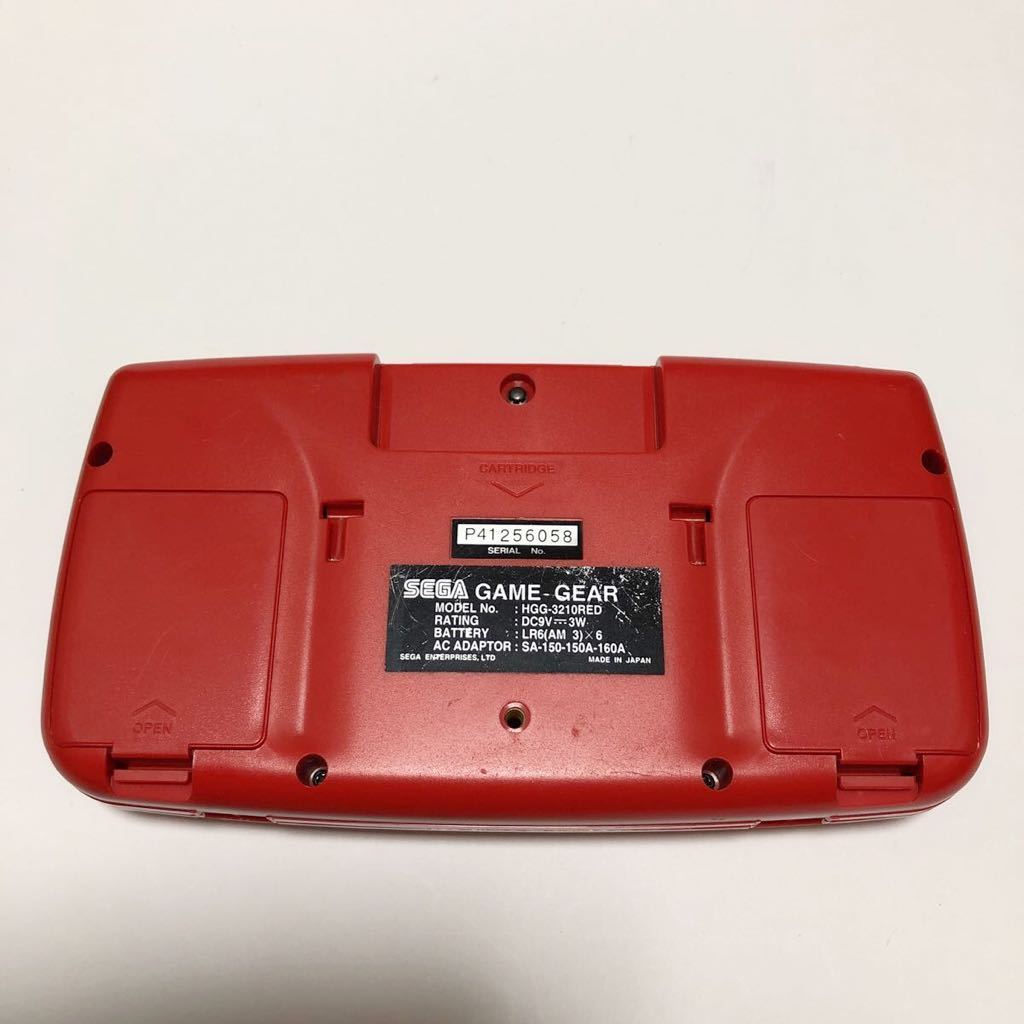 SEGA ゲームギア 本体 レッド GAME GEAR GG(ゲームギア)｜売買された