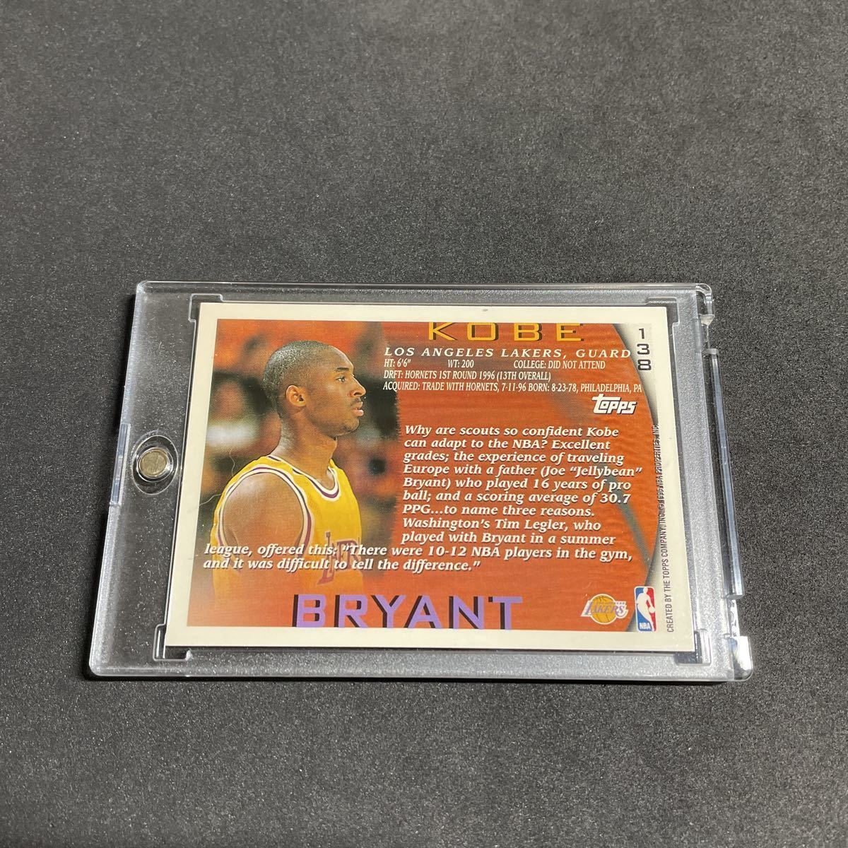 Topps Kobe 1996-97 Bryant - #138 Rookie eBay | PSA com: Basketball 