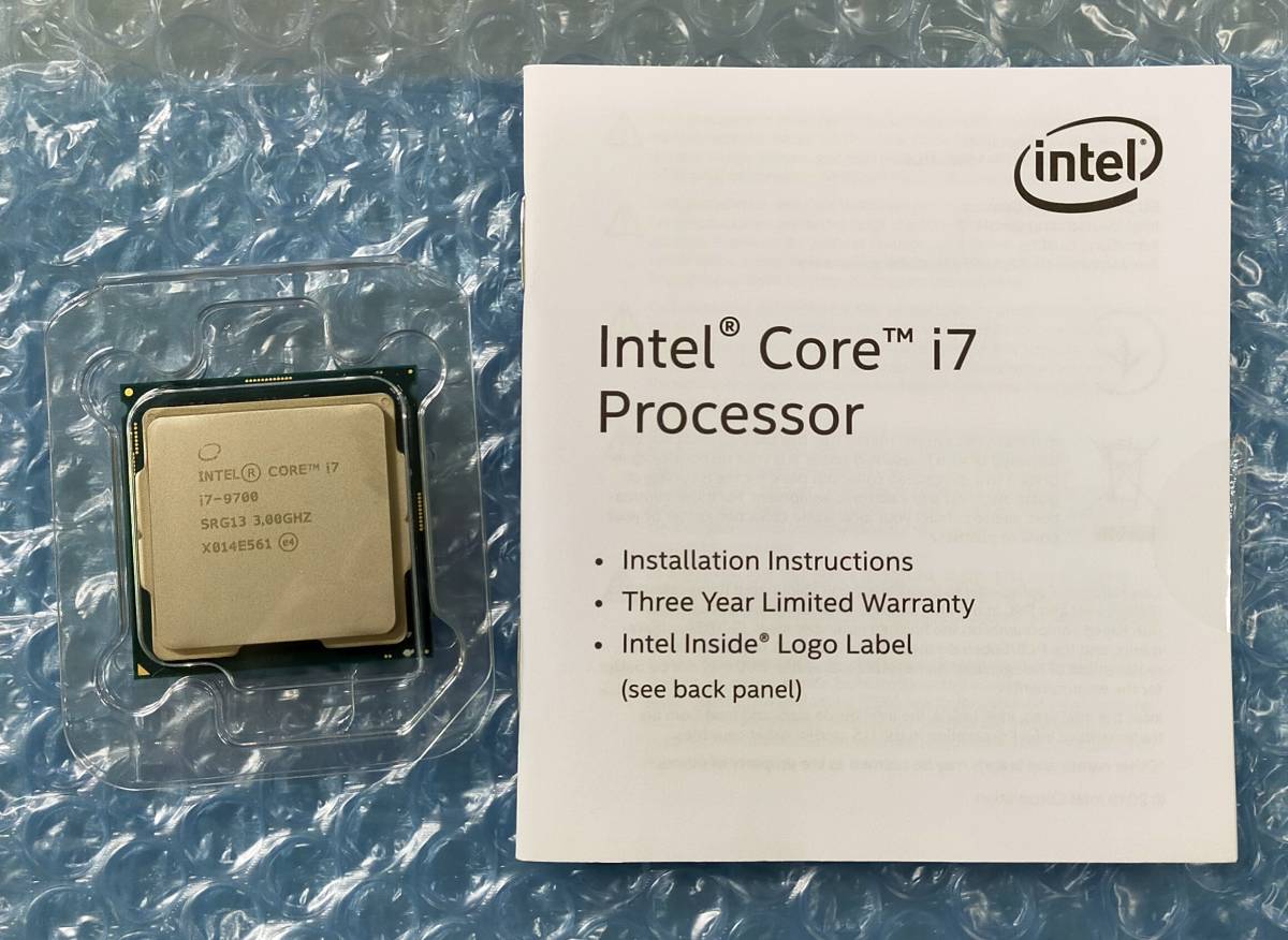 送料込み Intel CPU Core i7-9700 ジャンク品 #76 Intel Core i7-9700