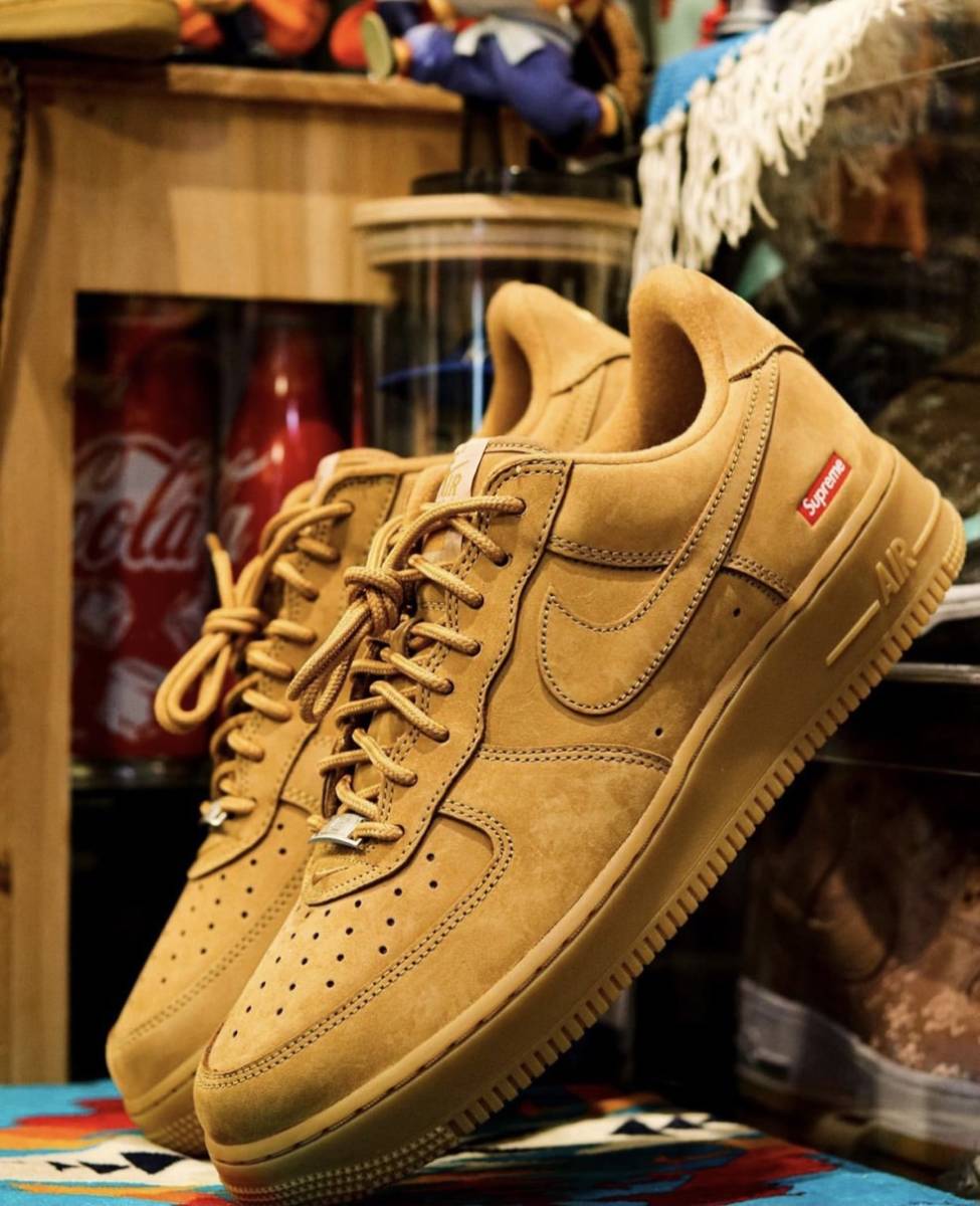 シュプリーム Supreme Nike Air Force 1 Low Flax Wheat NIKE 27センチ 