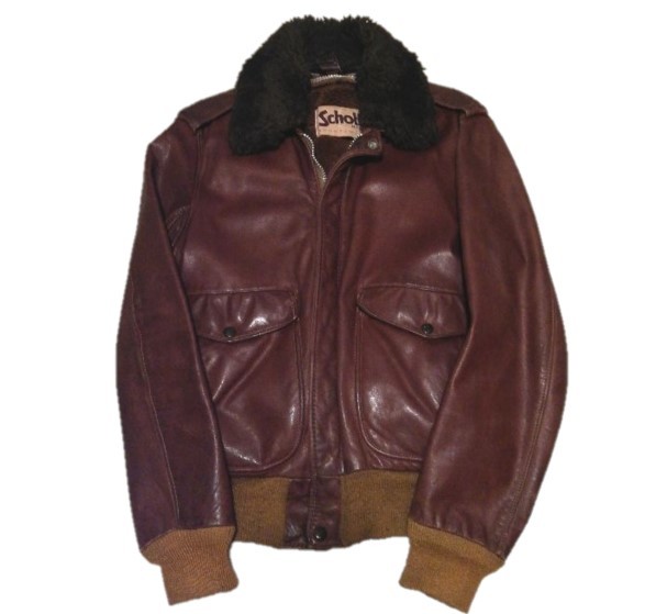 Schott ショット G-1 ボア レザー フライトジャケット 38　Мサイズ フライトジャケット ショット USA製 Flight 70\u0027s サイズ40