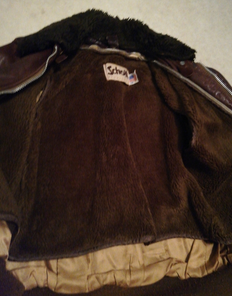 Schott ショット G-1 ボア レザー フライトジャケット 38　Мサイズ フライトジャケット ショット USA製 Flight 70\u0027s サイズ40