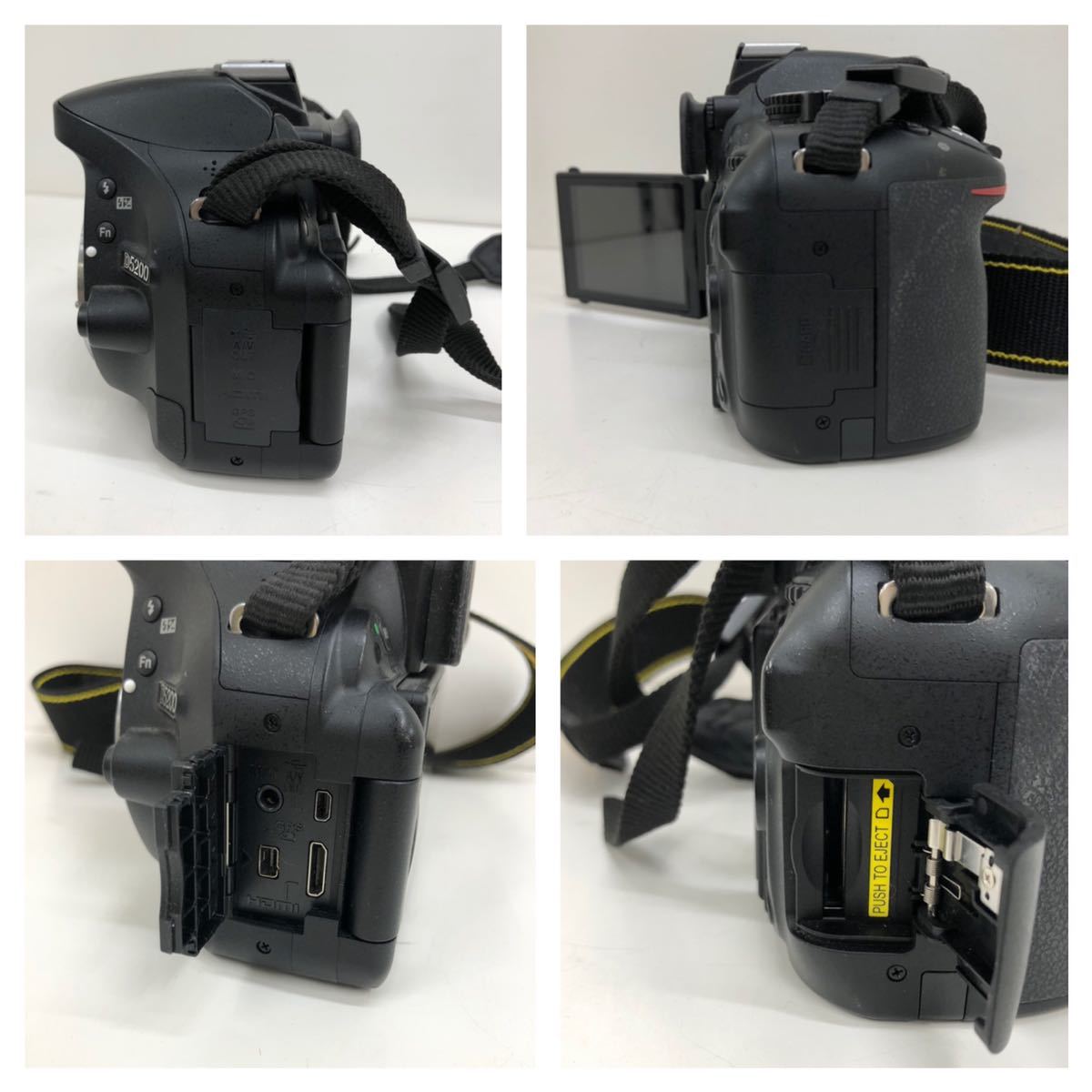 ジャンク】ニコン Nikon D5200 18-55mm デジタル一眼レフ カメラ 