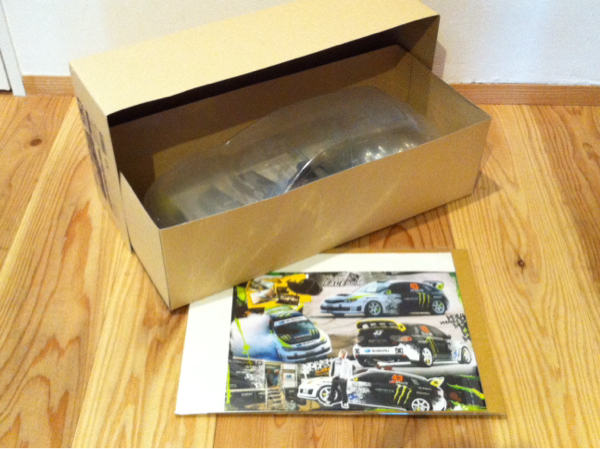 ★モンスターステッカー付 タミヤ スバル インプレッサ ボディ★_3