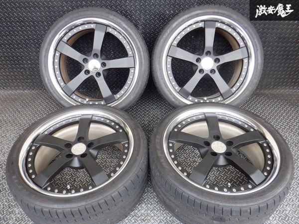 WORK ワーク Equip E05 E-05 エクイップ 19インチ 9J +46 5穴 PCD112 ファルケン AZENIS FK453 255/35ZR19 4本 8J TTクーペにて使用