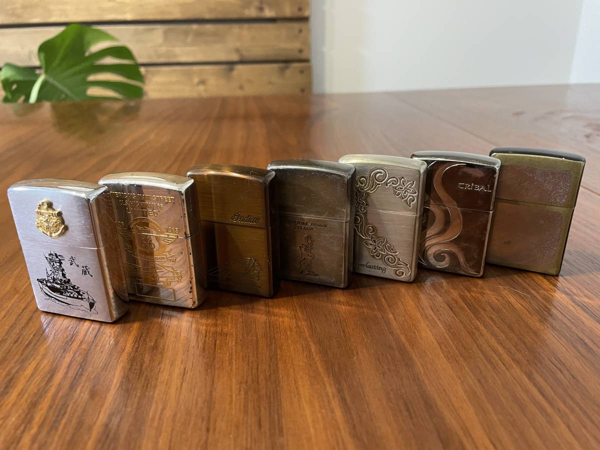 ジッポ zippo ライター 戦艦武蔵 インディアン ルート66 トライバル 