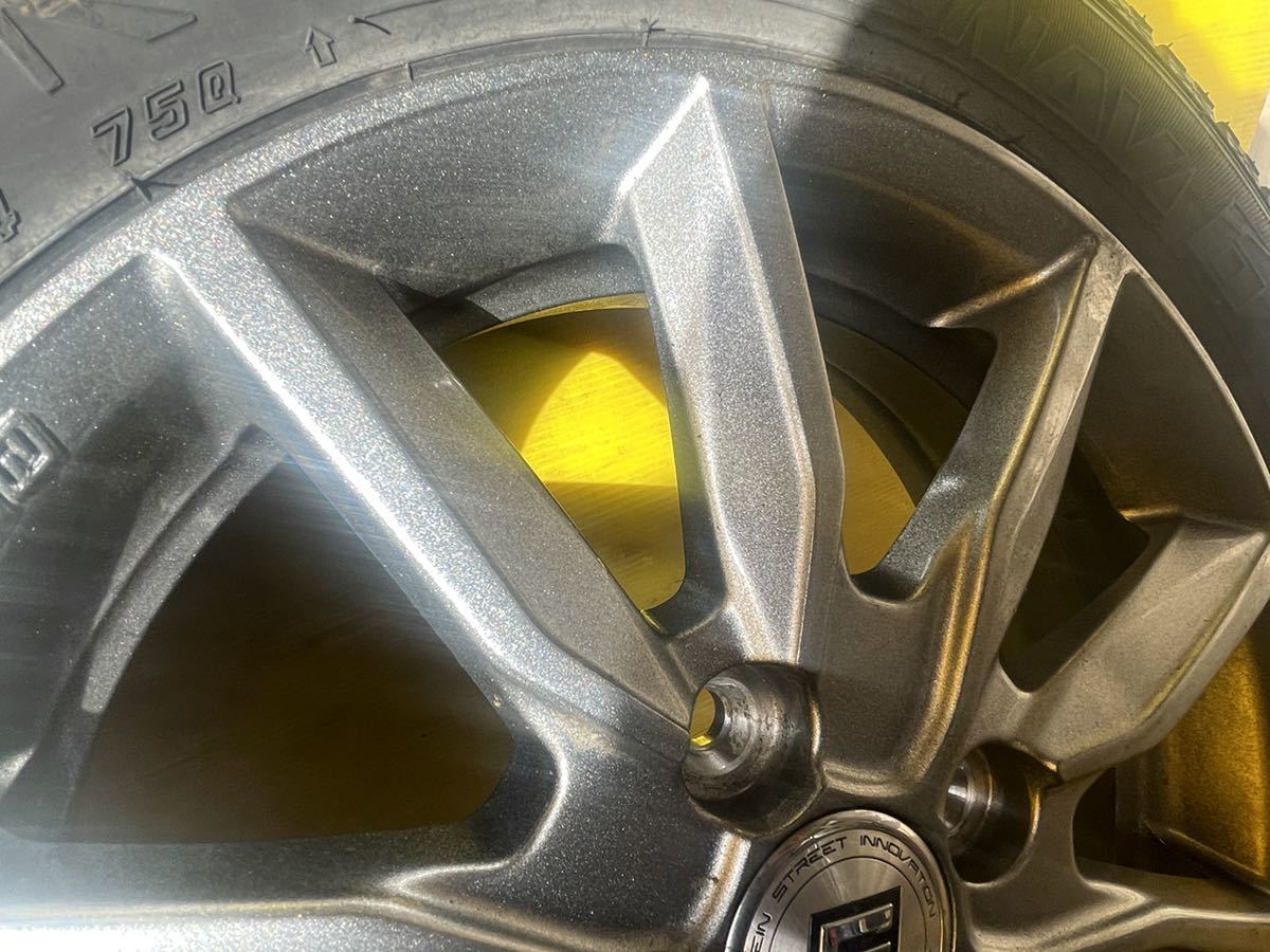 低価，大人気 グッドイヤー アイスナビ6【商品番号T-2078】14×4.5J+45 PCD100 /4H ハブ径約73mm 155/65R14