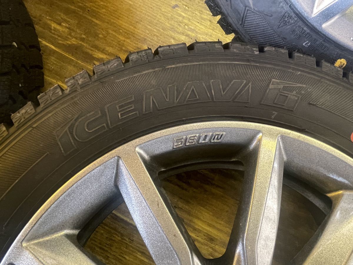 低価，大人気 グッドイヤー アイスナビ6【商品番号T-2078】14×4.5J+45 PCD100 /4H ハブ径約73mm 155/65R14
