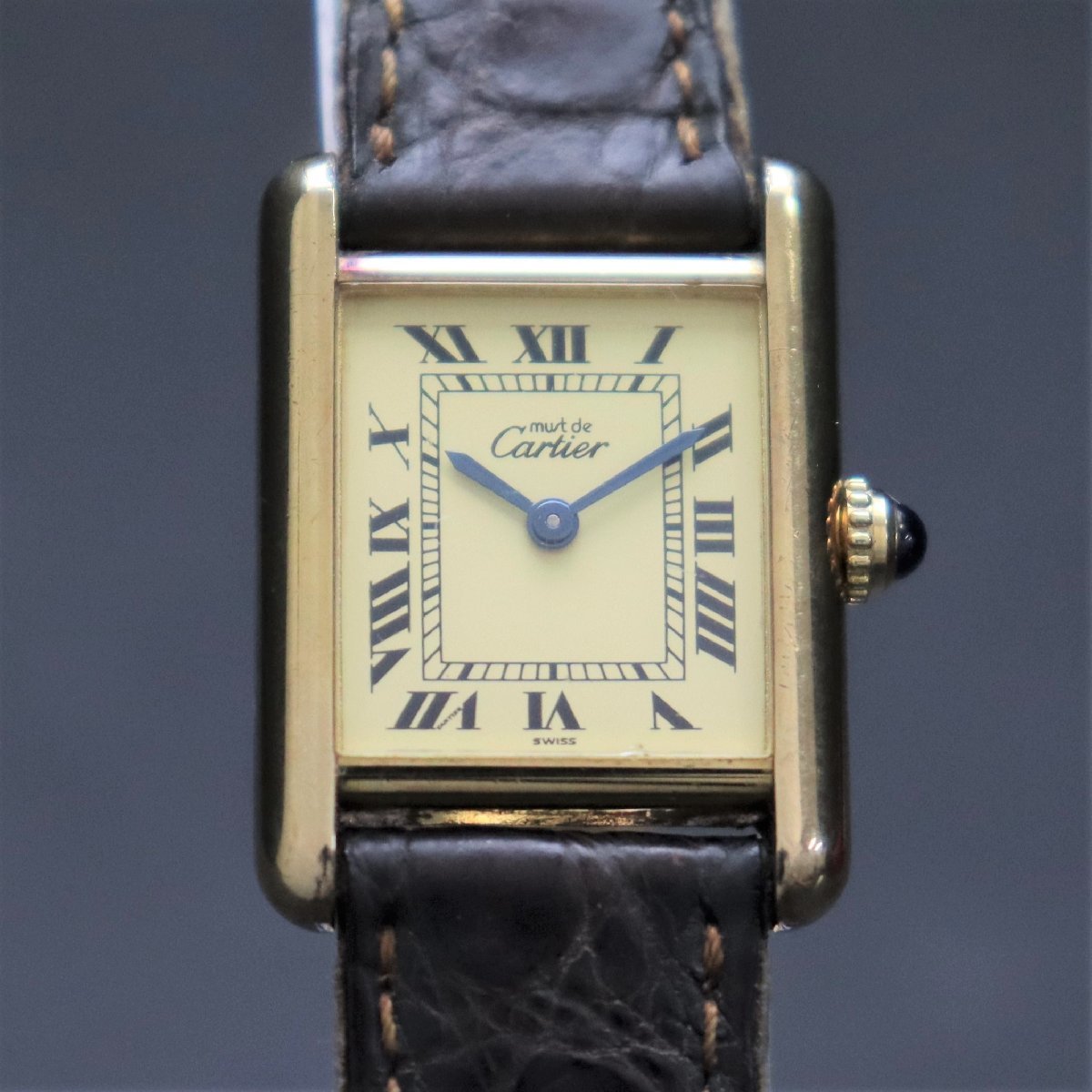CARTIER カルティエ マストタンク ヴェルメイユ SM 1613 クォーツ